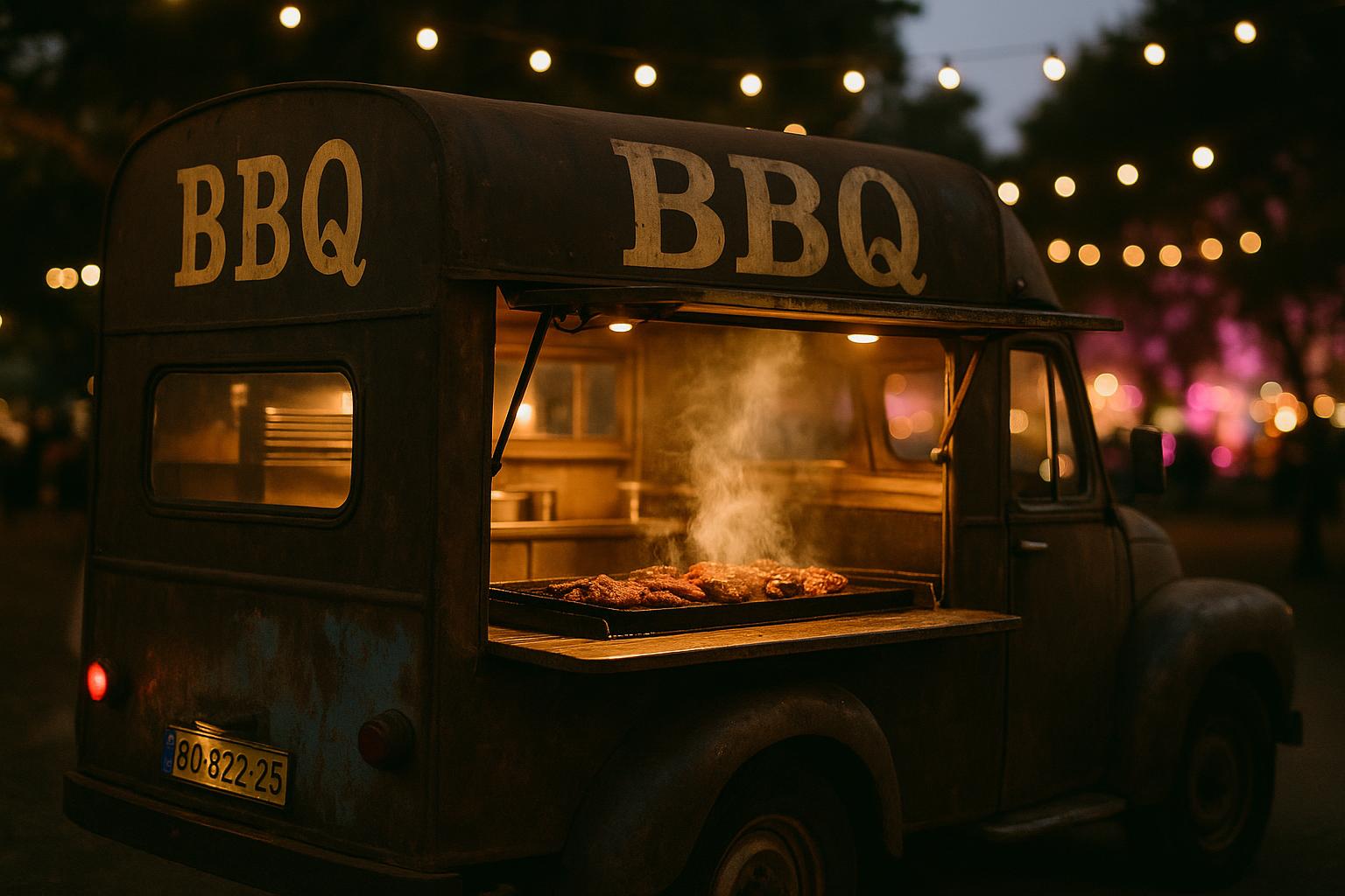 פוד טראק BBQ לאירוע