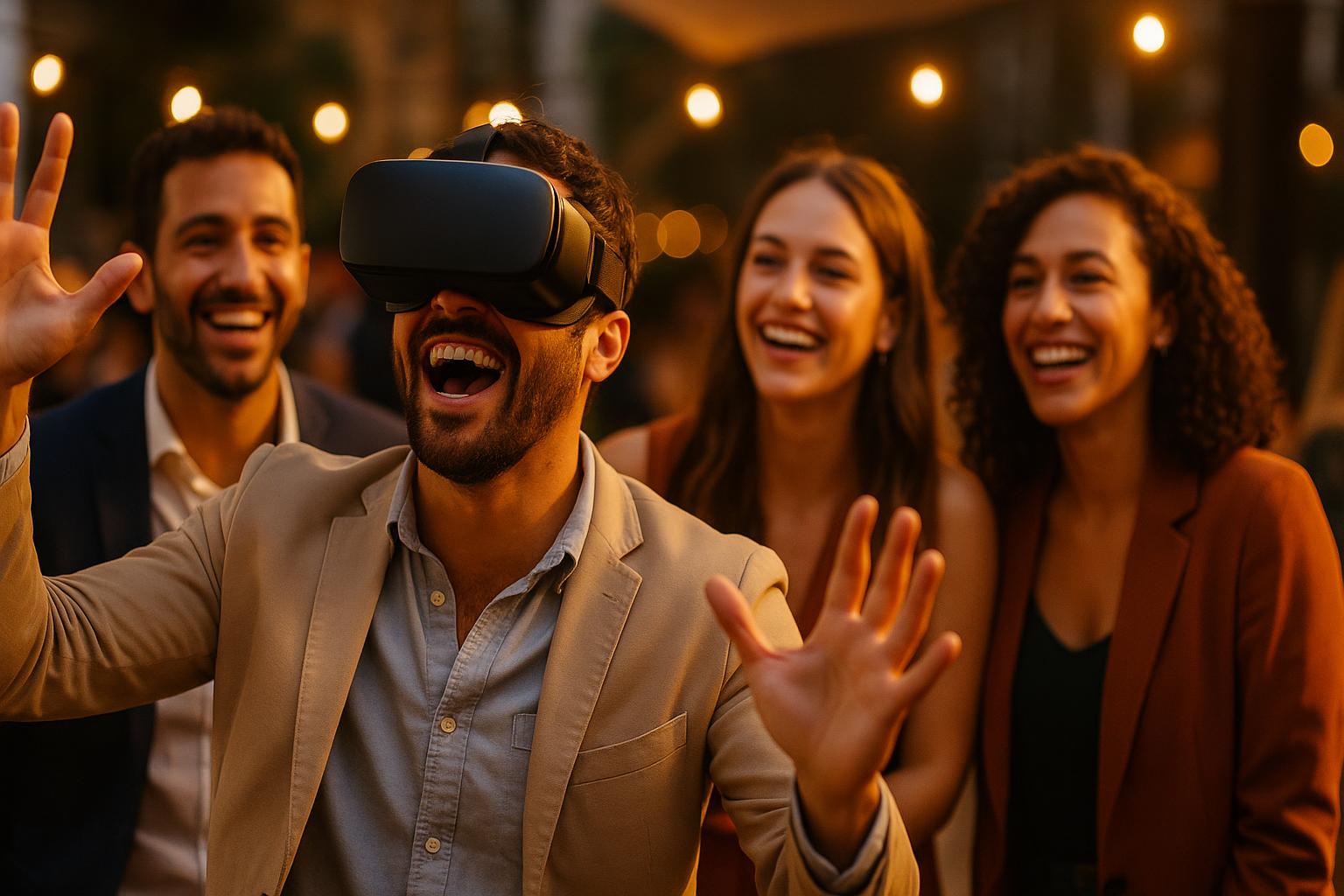 משקפי VR באירוע
